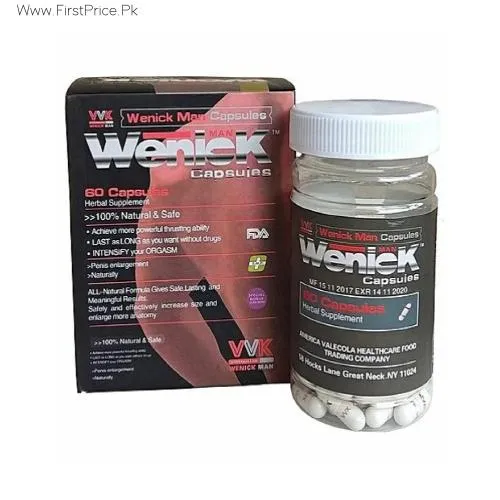 Premium Supplement Wenick Man Capsules - 60 Cap ( Boosts Stamina Vitality and Energy For Men ) Made in USA