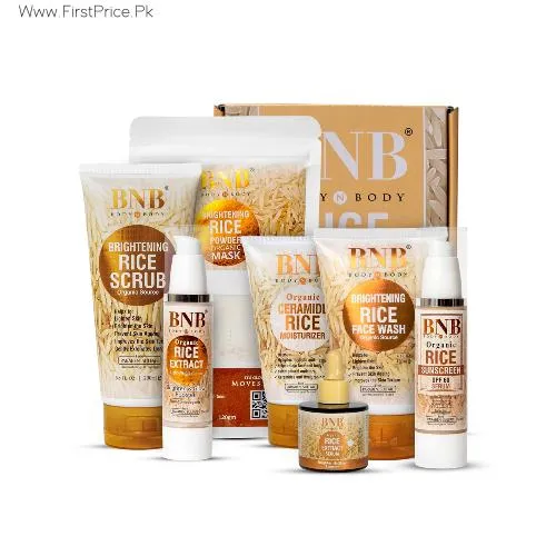BNB Rice Extract Facial Kit For Bright & Glowing Skin