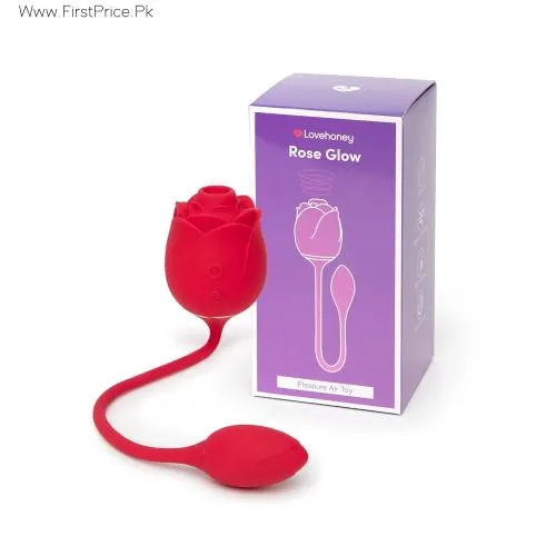 Lovehoney Rose Glow 2-in-1 Clitoral Suction Stimulator with Egg Vibrator