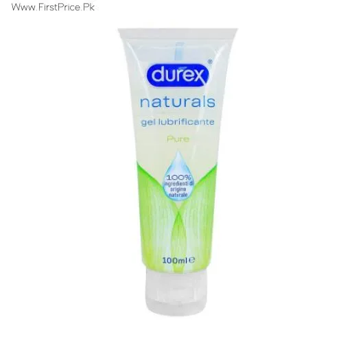 Durex Naturals Pure Gel Lubricant, Water Based, 100ml