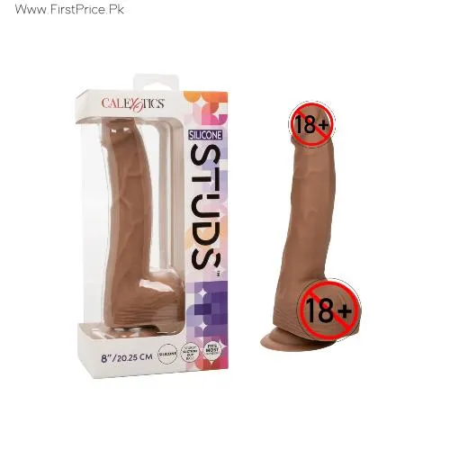 Lifelike Lover Classic Dual-Density Silicone Dildo with Balls 8 Inch