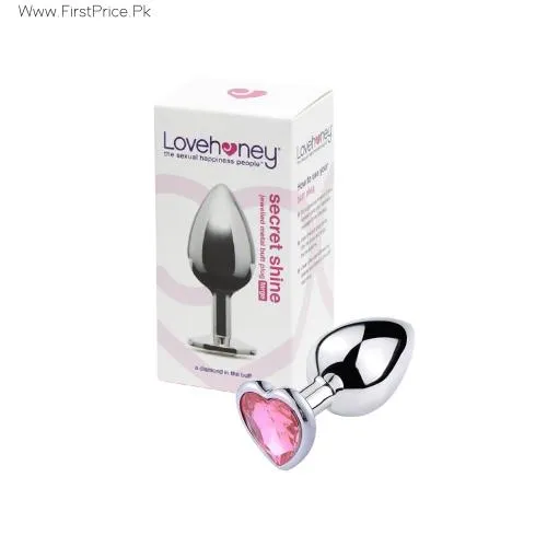 Lovehoney Jeweled Heart Metal Butt Plug