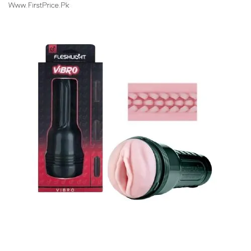 Vibro Fleshlight Vibrating Pink Lady Masturbator